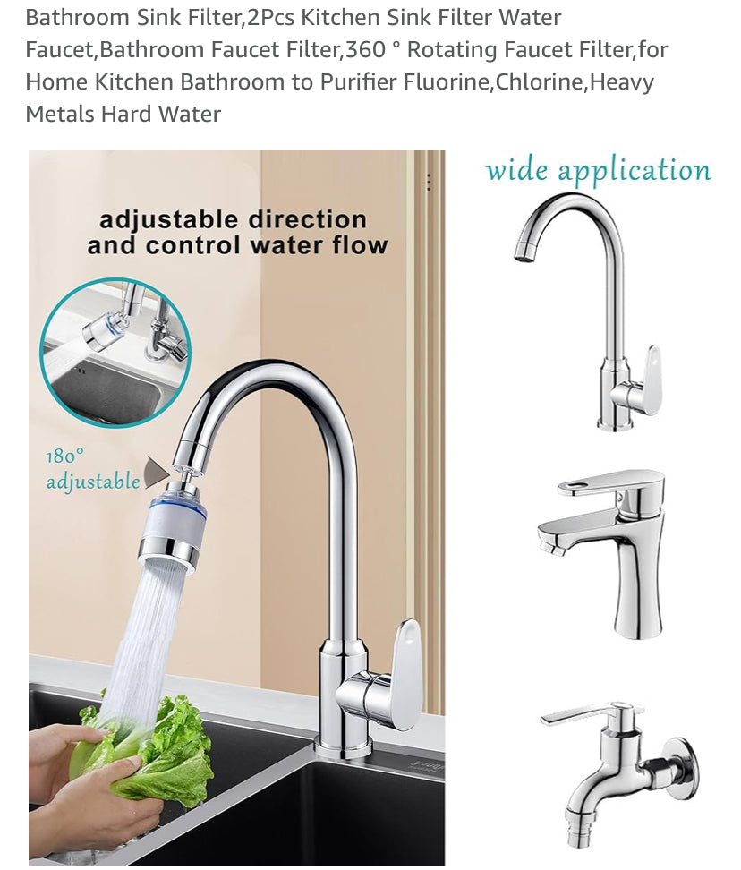 Filter- Bathroom/Kitchen sink- universal fit
