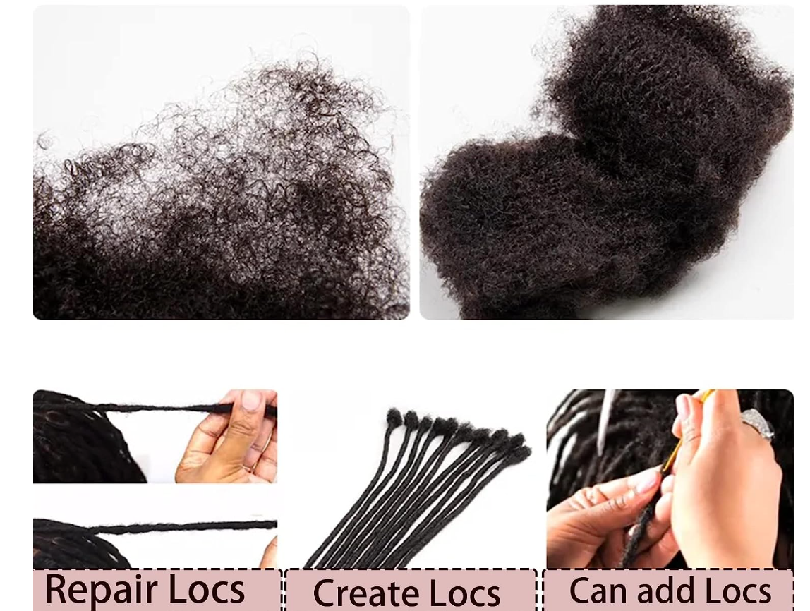 Human Hair- Afro Kinky Bulk for Locs