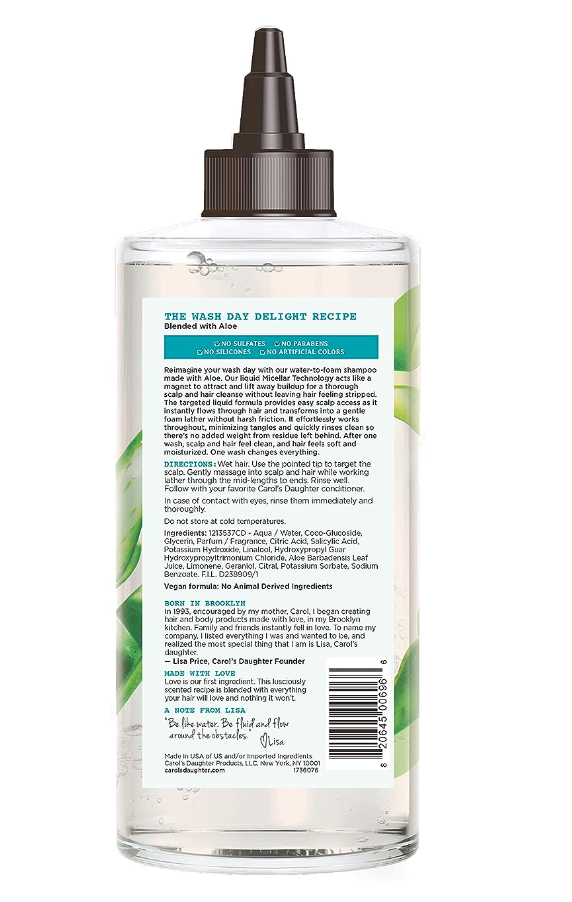 Carol's Daughter -Love at First Wash Water to Foam Shampoo