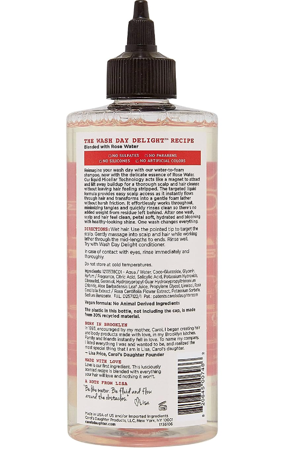 Carol's Daughter -Love at First Wash Water to Foam Shampoo w/Rose Water