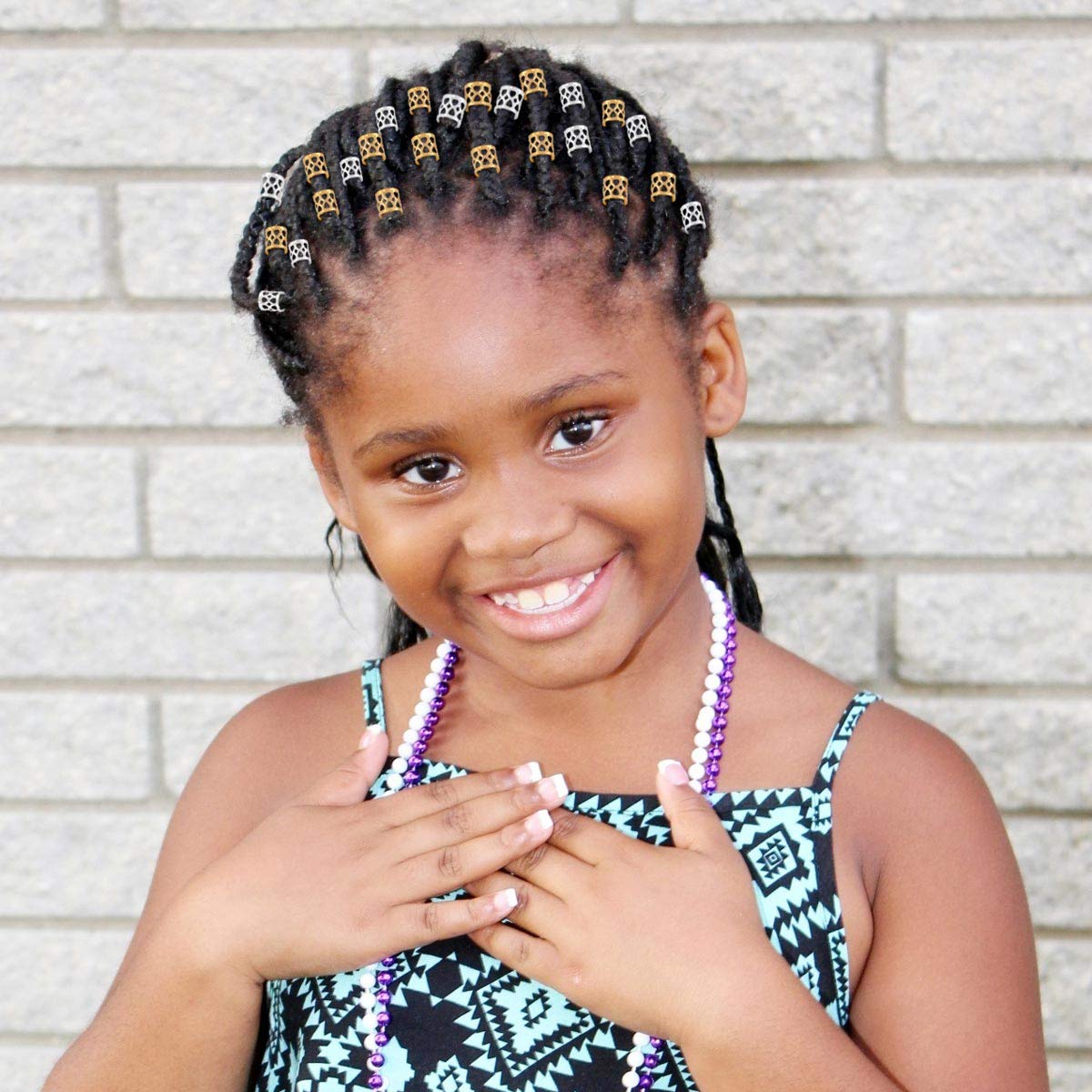 Loc and Braid Hair Rings Jewelry