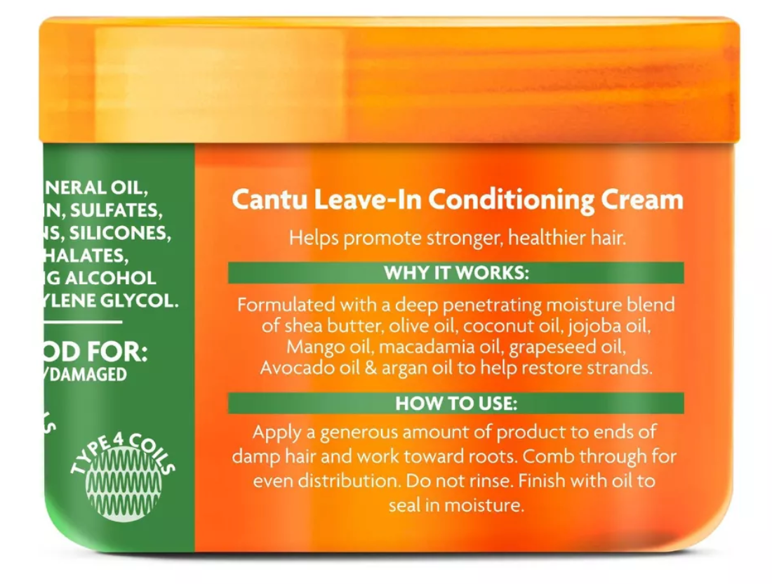 Cantu Shea Butter Natural Leave-In Conditioning Cream