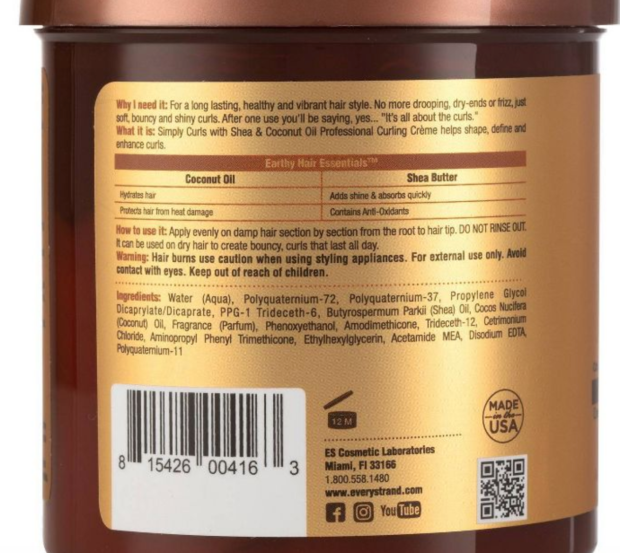 Every Strand Simply Curls Curling Creme