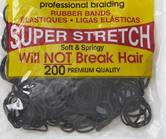 Black Rubber Bands - High Quality
